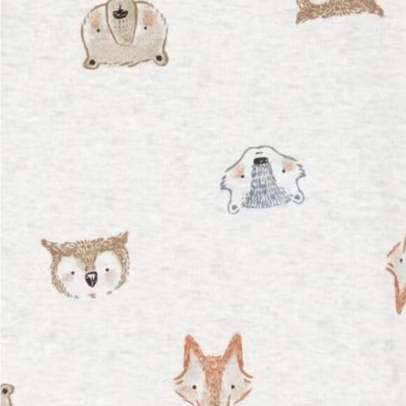 Carters 4 Pc Pajama Set — Woodland Creatures - Picture 6 of 9
